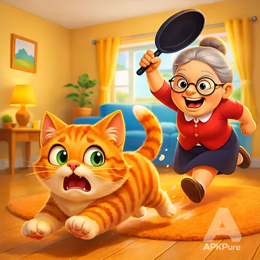 Kitty vs Granny House Pranks